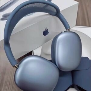 Apple Audio Headset in Blue and Silver